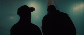 Movie still from “Loski & Stormzy - Flavour” (2020), directed by João Retorta – Medium shot, Low angle