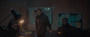 Movie still from “Loski & Stormzy - Flavour” (2020), directed by João Retorta – Medium shot, Over the shoulder angle