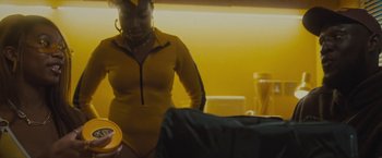 Movie still from “Loski & Stormzy - Flavour” (2020), directed by João Retorta – Medium shot, Over the shoulder angle