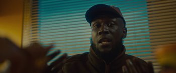 Movie still from “Loski & Stormzy - Flavour” (2020), directed by João Retorta – Close Up shot, Low angle