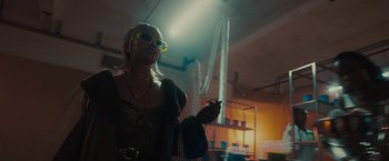 Movie still from “Loski & Stormzy - Flavour” (2020), directed by João Retorta – Medium shot, Low angle