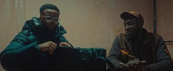 Movie still from “Loski & Stormzy - Flavour” (2020), directed by João Retorta – Close Up shot, Over the shoulder angle