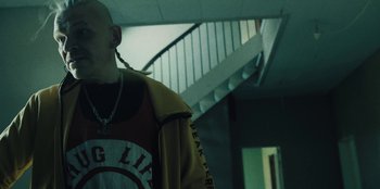 Movie still from “189 - Unfold” (2020), directed by Jonatan Egholm – Medium shot, Low angle