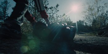 Movie still from “189 - Unfold” (2020), directed by Jonatan Egholm – Wide shot, Low angle