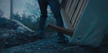 Movie still from “189 - Unfold” (2020), directed by Jonatan Egholm – Extreme Close Up shot, Overhead angle