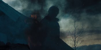 Movie still from “189 - Unfold” (2020), directed by Jonatan Egholm – Extreme Close Up shot, Low angle