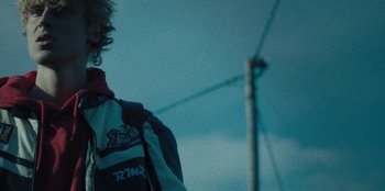 Movie still from “189 - Unfold” (2020), directed by Jonatan Egholm – Close Up shot, Low angle