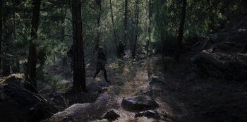 Movie still from “METZ - Blind Youth Industrial Park” (2020), directed by Dylan Pharazyn – Extreme Wide shot, High angle