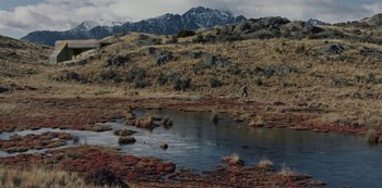 Movie still from “METZ - Blind Youth Industrial Park” (2020), directed by Dylan Pharazyn – Extreme Wide shot, High angle