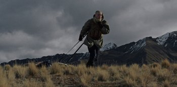 Movie still from “METZ - Blind Youth Industrial Park” (2020), directed by Dylan Pharazyn – Wide shot, Low angle