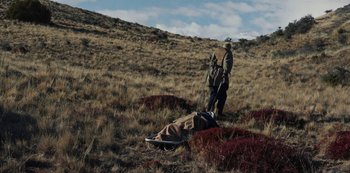 Movie still from “METZ - Blind Youth Industrial Park” (2020), directed by Dylan Pharazyn – Extreme Wide shot, High angle