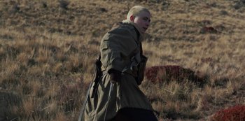 Movie still from “METZ - Blind Youth Industrial Park” (2020), directed by Dylan Pharazyn – Medium shot, Low angle