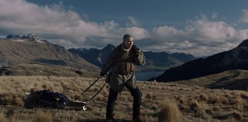 Movie still from “METZ - Blind Youth Industrial Park” (2020), directed by Dylan Pharazyn – Wide shot, Low angle