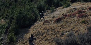 Movie still from “METZ - Blind Youth Industrial Park” (2020), directed by Dylan Pharazyn – Extreme Wide shot, High angle