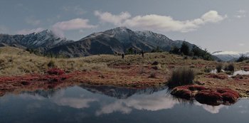 Movie still from “METZ - Blind Youth Industrial Park” (2020), directed by Dylan Pharazyn – Extreme Wide shot, High angle