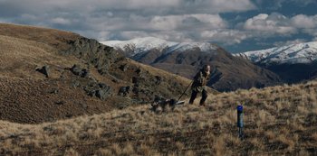 Movie still from “METZ - Blind Youth Industrial Park” (2020), directed by Dylan Pharazyn – Extreme Wide shot, High angle