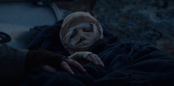 Movie still from “METZ - Blind Youth Industrial Park” (2020), directed by Dylan Pharazyn – Close Up shot, High angle