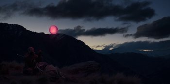 Movie still from “METZ - Blind Youth Industrial Park” (2020), directed by Dylan Pharazyn – Extreme Wide shot, Low angle