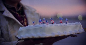 Movie still from “Amanda Sum - Groupthink” (2020), directed by Mayumi Yoshida – Extreme Close Up shot, High angle