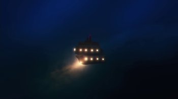 Movie still from “Surfaces - Sail Away” (2020), directed by Taylor Fauntleroy – Extreme Wide shot, Low angle