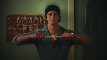 Movie still from “Surfaces - Sail Away” (2020), directed by Taylor Fauntleroy – Medium shot, Low angle
