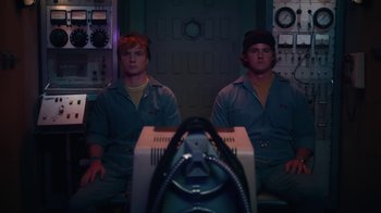 Movie still from “Surfaces - Sail Away” (2020), directed by Taylor Fauntleroy – Medium shot, Low angle