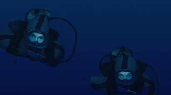 Movie still from “Surfaces - Sail Away” (2020), directed by Taylor Fauntleroy – Medium shot, Overhead angle