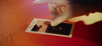 Movie still from “Agnes - Fingers Crossed” (2020), directed by SWIM CLUB – Extreme Close Up shot, Overhead angle