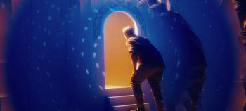 Movie still from “Agnes - Fingers Crossed” (2020), directed by SWIM CLUB – Wide shot, Low angle