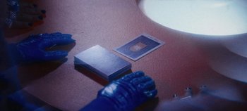 Movie still from “Agnes - Fingers Crossed” (2020), directed by SWIM CLUB – Extreme Close Up shot, Overhead angle