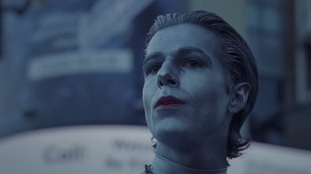 Movie still from “The Neighbourhood - Pretty Boy” (2020), directed by Ramez Silyan – Close Up shot, Low angle