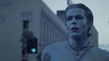 Movie still from “The Neighbourhood - Pretty Boy” (2020), directed by Ramez Silyan – Close Up shot, Over the shoulder angle