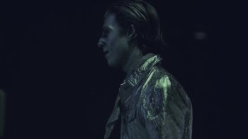 Movie still from “The Neighbourhood - Pretty Boy” (2020), directed by Ramez Silyan – Close Up shot, Low angle
