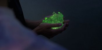 Movie still from “Dua Lipa - Levitating feat. Madonna & Missy Elliott” (2020), directed by Will Hooper – Extreme Close Up shot, High angle