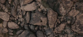 Movie still from “AMAARA - Desert Storm” (2020), directed by Kaelen Ohm – Extreme Wide shot, Overhead angle