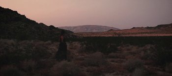 Movie still from “AMAARA - Desert Storm” (2020), directed by Kaelen Ohm – Extreme Wide shot, Low angle