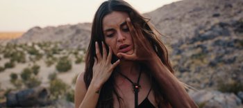 Movie still from “AMAARA - Desert Storm” (2020), directed by Kaelen Ohm – Close Up shot, Low angle