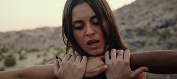 Movie still from “AMAARA - Desert Storm” (2020), directed by Kaelen Ohm – Close Up shot, Low angle