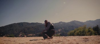 Movie still from “AMAARA - Desert Storm” (2020), directed by Kaelen Ohm – Extreme Wide shot, Low angle