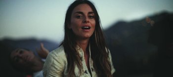 Movie still from “AMAARA - Desert Storm” (2020), directed by Kaelen Ohm – Close Up shot, Low angle