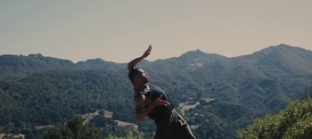 Movie still from “AMAARA - Desert Storm” (2020), directed by Kaelen Ohm – Wide shot, Low angle