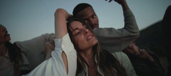 Movie still from “AMAARA - Desert Storm” (2020), directed by Kaelen Ohm – Close Up shot, Low angle