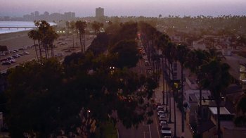 Movie still from “SAINt JHN - Roses (Remix) feat. Future” (2020), directed by John Tashiro – Extreme Wide shot, High angle