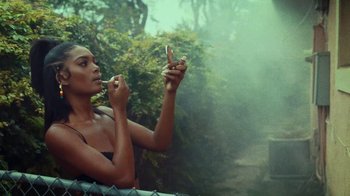 Movie still from “SAINt JHN - Roses (Remix) feat. Future” (2020), directed by John Tashiro – Medium shot, Over the shoulder angle