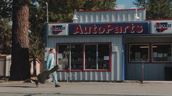 Movie still from “Dent May - I Could Use A Miracle” (2020), directed by Nathan Castiel – Wide shot, Low angle