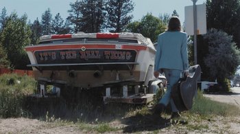 Movie still from “Dent May - I Could Use A Miracle” (2020), directed by Nathan Castiel – Extreme Wide shot, Low angle