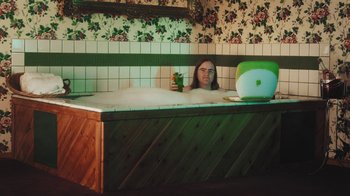 Movie still from “Dent May - I Could Use A Miracle” (2020), directed by Nathan Castiel – Wide shot, High angle