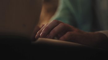 Movie still from “Dent May - I Could Use A Miracle” (2020), directed by Nathan Castiel – Extreme Close Up shot, High angle