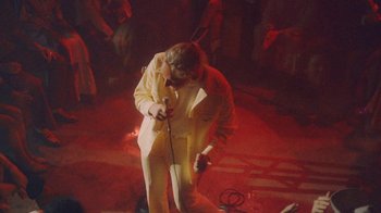 Movie still from “Yellow Days - Love Is Everywhere” (2020), directed by Kevin Lombardo – Medium shot, High angle