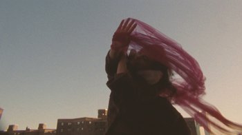 Movie still from “AMAARA - Awake” (2020), directed by Kaelen Ohm – Medium shot, Low angle